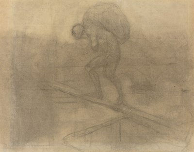 Uomo che porta un sacco da Honoré Daumier