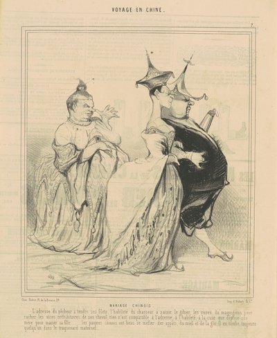 Matrimonio cinese da Honoré Daumier