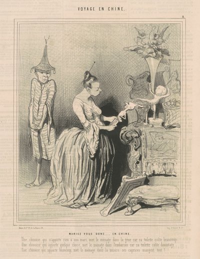 Sposati allora ... in Cina da Honoré Daumier