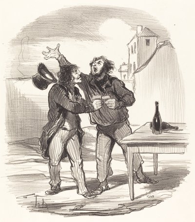 Membro... del dieci dicembre prendendo il la... da Honoré Daumier