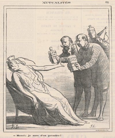 Grazie, ho appena preso da Honoré Daumier
