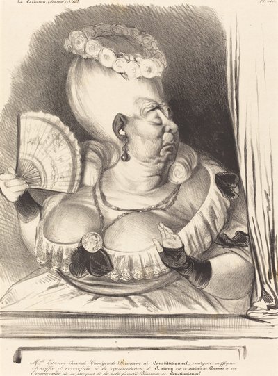 Mlle. Etienne-Goconde-Cunégonde-Bécassine da Honoré Daumier