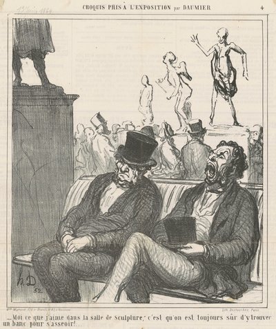 Quello che mi piace nella sala di scultura ... da Honoré Daumier