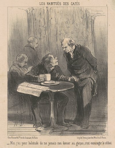 Io, sono abituato a non ... dare nulla da Honoré Daumier