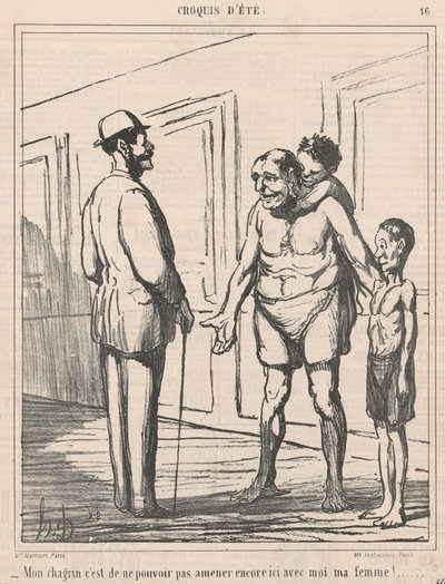 Il mio dolore è non poter ... da Honoré Daumier