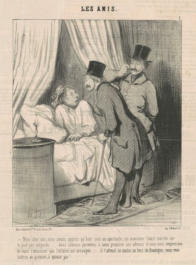 Mio caro amico, abbiamo appreso ... da Honoré Daumier