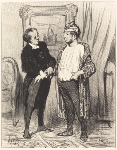 Mio caro ti assicuro che ti... da Honoré Daumier