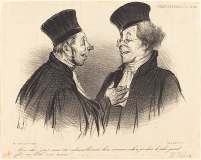 Mon cher! vous vous êtes admirablement... évanoui... da Honoré Daumier