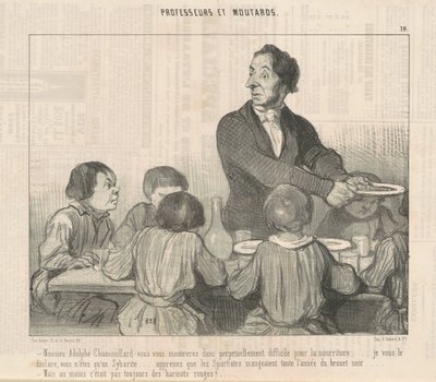 Monsieur Adolphe Chamouillard vi mostrerete quindi ... da Honoré Daumier