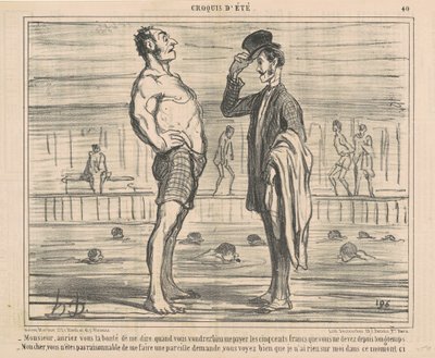Signore, avreste la gentilezza di dirmi ... da Honoré Daumier