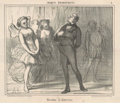 Mossieu la direttore da Honoré Daumier