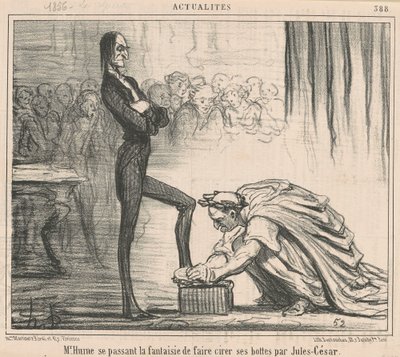 Il signor Hume si diverte... da Honoré Daumier