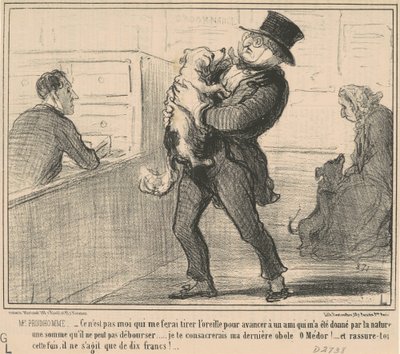Il Signor Prudhomme... non sono io che mi farò... da Honoré Daumier