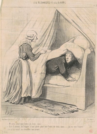Signore, è una lettera da tre soldi... da Honoré Daumier