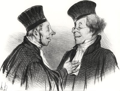 Mio caro! Sei svenuto... magnificamente. Ha davvero fatto una grande impressione!, 1838 da Honoré Daumier