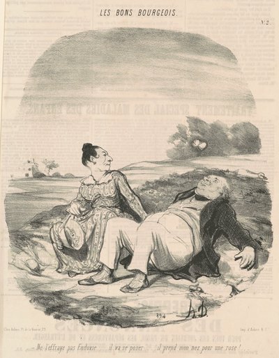 Non spaventare Eudossia... da Honoré Daumier