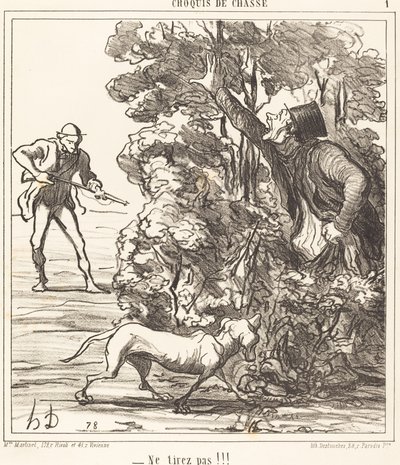 Non sparate!!! da Honoré Daumier