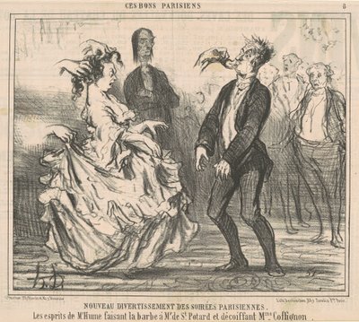 Nouveau divertissement des soirées da Honoré Daumier