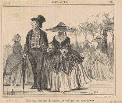 Nuovi cappelli da signora... da Honoré Daumier
