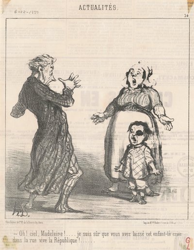 Oh! Ciel Madeleine! ... da Honoré Daumier