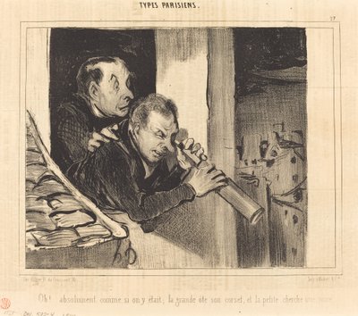 Oh!... assolutamente come se ci fossimo; la grande... da Honoré Daumier