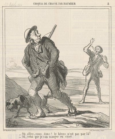 Dove andate dunque? da Honoré Daumier