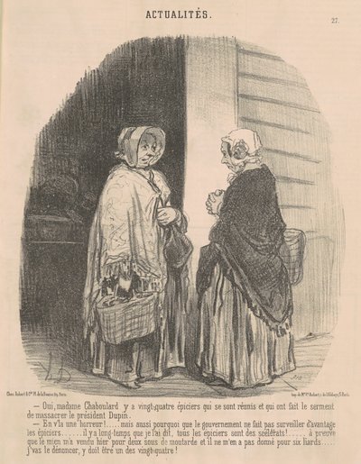 Sì, Madame Chaboulard... da Honoré Daumier