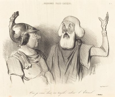Sì, vengo, nel suo tempio... da Honoré Daumier