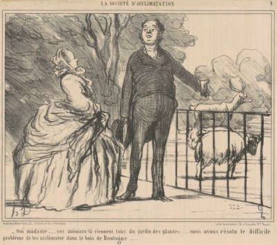 Sì signora ... quegli animali ... da Honoré Daumier
