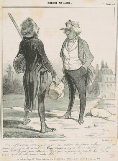 Sì, signore, vedete in me una vittima da Honoré Daumier
