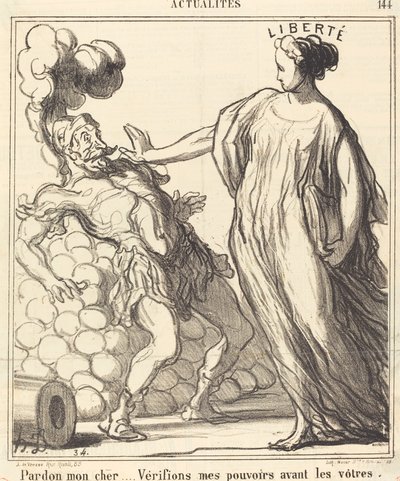 Perdonami caro... da Honoré Daumier