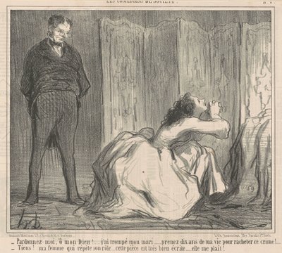 Perdonami, o mio Dio! da Honoré Daumier