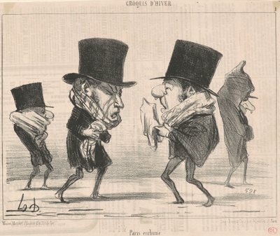 Parigi raffreddata da Honoré Daumier