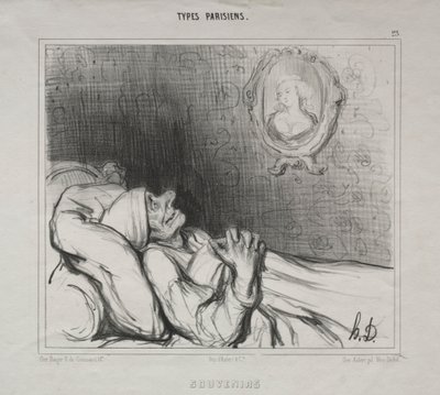 Tipi parigini: Ricordi, 10 maggio 1840 da Honoré Daumier