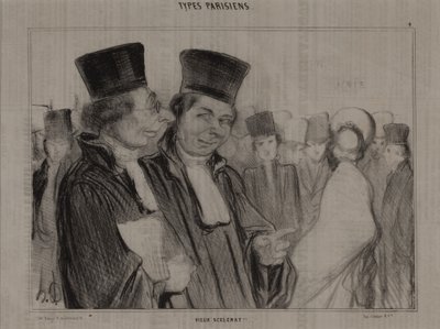 Tipi parigini, n. 4: Vecchio mascalzone! da Honoré Daumier