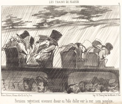 Parigini che rimpiangono vivamente... da Honoré Daumier