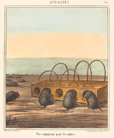 Non allettante per gli altri da Honoré Daumier