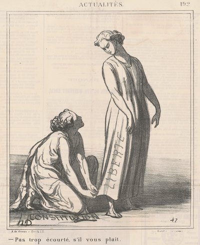 Non troppo corto, per favore da Honoré Daumier