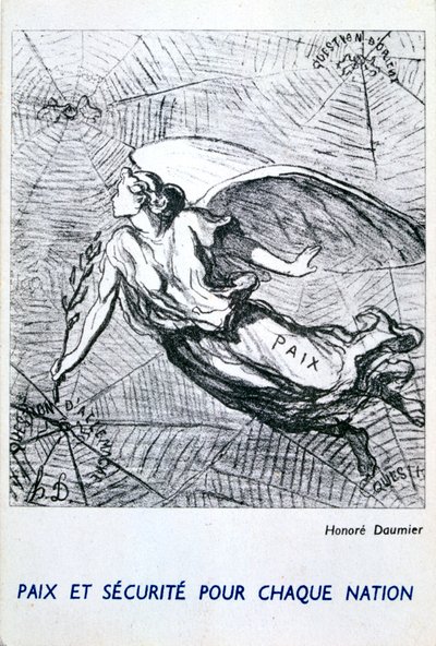 Pace e sicurezza per ogni nazione da Honoré Daumier