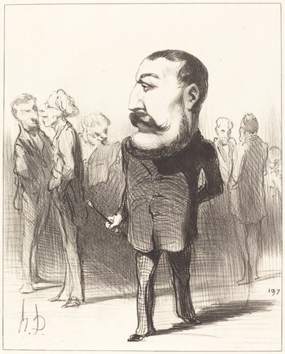 Pierre-Napoléon Bonaparte da Honoré Daumier