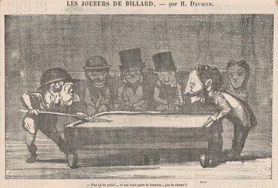 Più di un punto! ... Nessuna fortuna!! da Honoré Daumier