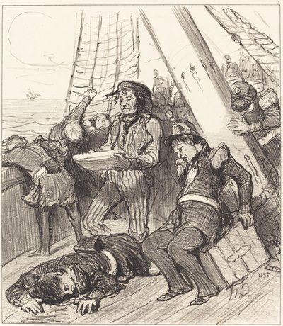 Diversi guardie nazionali che non avevano pensato... da Honoré Daumier