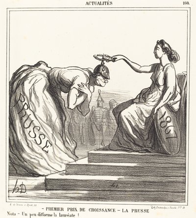 Primo premio di crescita - La Prussia da Honoré Daumier