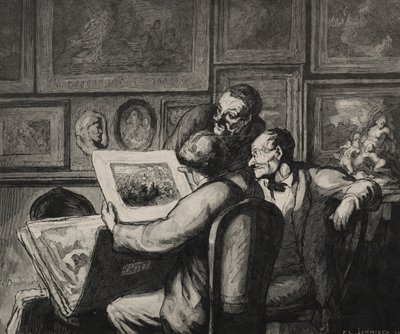 Appassionati di stampe da Honoré Daumier