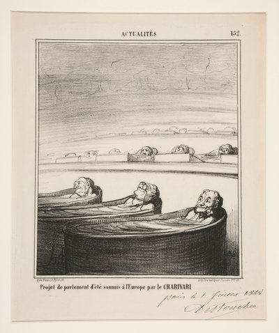 Progetto di parlamento di da Honoré Daumier