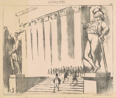 Progetto di Statuti per Ornare ... la Borsa da Honoré Daumier