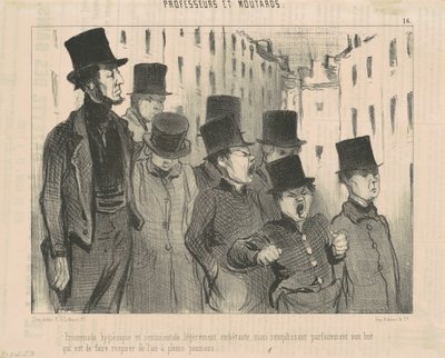 Passeggiata igienica e sentimentale da Honoré Daumier