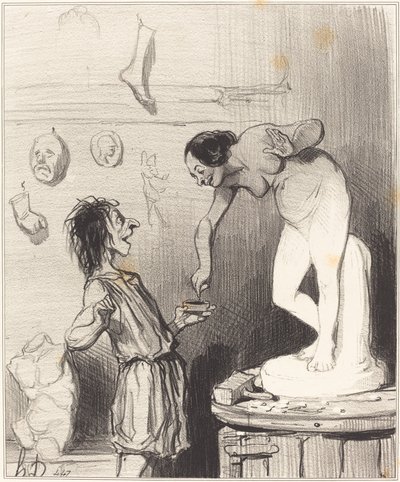 Pigmalione da Honoré Daumier