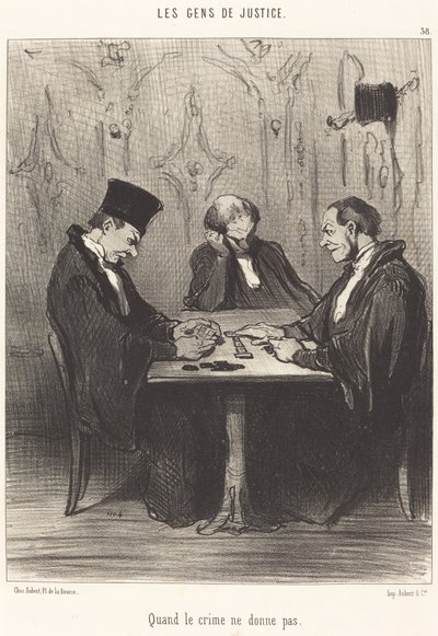 Quando il crimine non paga da Honoré Daumier