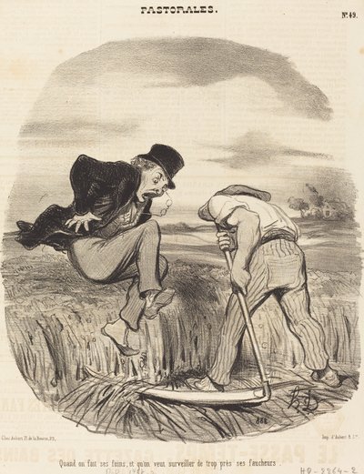 Quando si fa il fieno... da Honoré Daumier